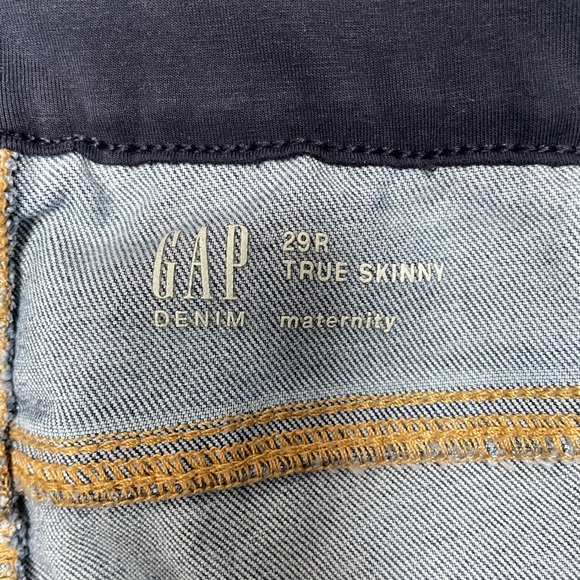 Gap Maternity Low Panel Skinny Jeans - Sz 29R - Picture 8 of 8